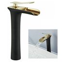 Ver imagem 1 de Torneira Cascata Luxo Monocomando Misturador Quente Frio Cobre Banheiro Bancada