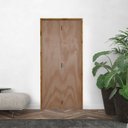 Ver imagem 4 de Kit com 2 Kit Portas de Madeira Camarão 210x82cm Batente 11cm Rodam Marrom/Mescla Hale Esquadrias