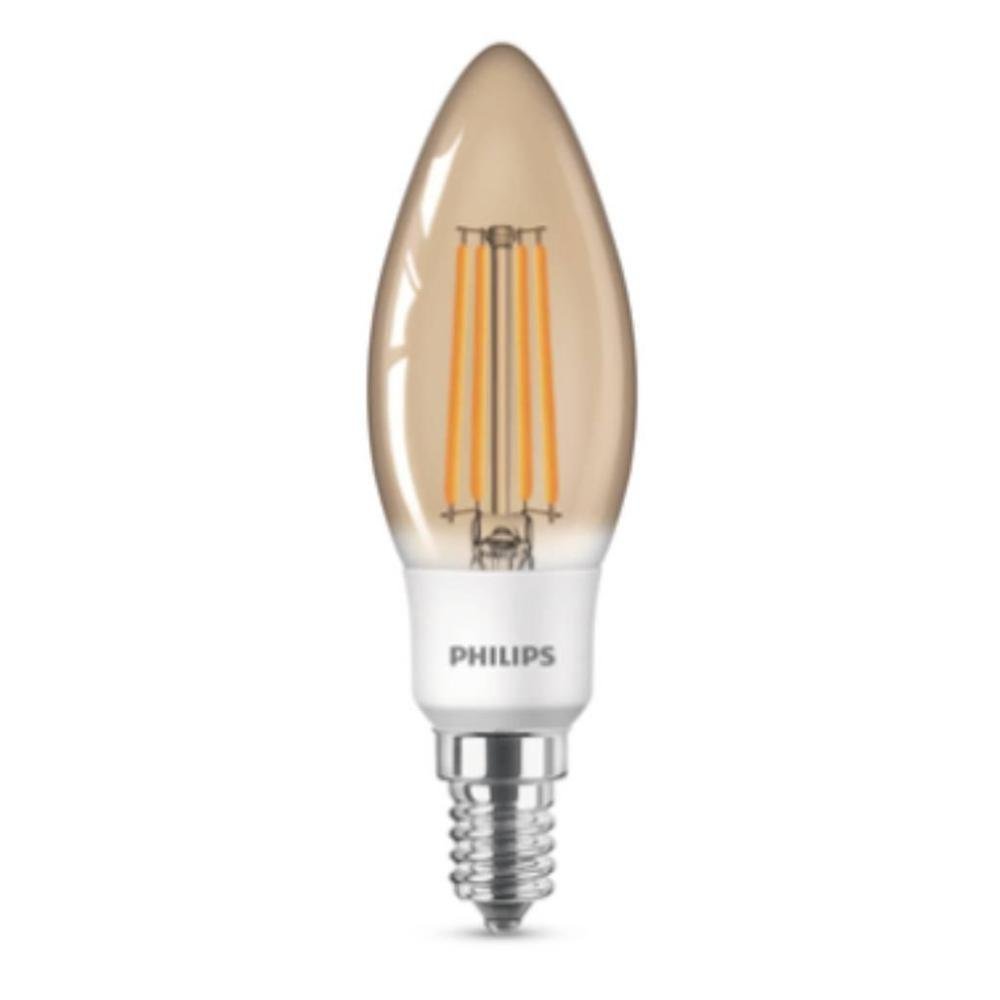 Lâmpada Led Philips Filamento B35 2500k 300lm Philips 2,7w