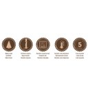 Ver imagem 3 de Jogo de Talheres Churrasco Aço Inox com Cabo Vermelho Polywood 12 Pçs Tramontina Tramontina Churrasc