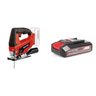 Kit Serra Tico Tico Einhell Tc-js 18 Li com Bateria Power-x-change 18v 2,5 Ah Li Einhell - 1