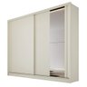 Guarda Roupa Monterey com Portas de Correr 1 Espelho 100% Mdf – Mademarcs - 4