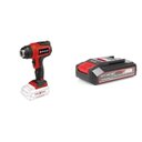 Ver imagem 1 de Kit Soprador Termico a Bateria Te-ha 18 Li com Bateria Power-x-change 18v 2,5 Ah Li Einhell