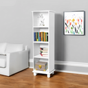 Ver imagem 2 de Estante Sevilha para Livros de Madeira 3 Prateleiras - Branco Laca