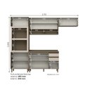 Ver imagem 4 de Cozinha Modulada Compacta 04 Peças 100% MDF com Torre Quente Connect