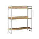 Ver imagem 1 de Prateleira Multiuso Industrial Córdoba 95cm Branco e Castanho Marrom