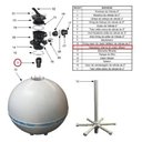 Ver imagem 4 de Adaptador para Tubo Interno do Filtro Fm 100 - Sodramar So008193