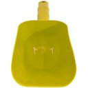 Ver imagem 2 de 48x Pá Colher Dosadora para Gelo Pegador Cereais Ração Grãos - Amarelo