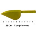 Ver imagem 3 de 48x Pá Colher Dosadora para Gelo Pegador Cereais Ração Grãos - Amarelo