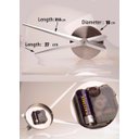 Ver imagem 4 de Relógio de Parede Gigante Alg Romanos - Preto