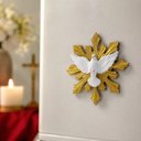Ver imagem 2 de Adorno Divino Espírito Santo de Parede 7 Cm em Resina Decorativo Católico