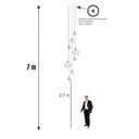 Ver imagem 4 de Lustre Pendente para Sala Pé Direito Duplo Mix Ball P7 - Branco