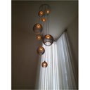 Ver mais imagens de Lustre Pendente para Sala Pé Direito Duplo Mix Ball P7 - Branco