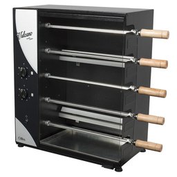 Assador Gás GLP Rotativo Arke Vulcano Cattiva 05 Espetos Bancada Bivolt 5175 - 2