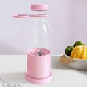 Ver imagem 5 de Liquidificador Fresh Juice 380ml Rosa Usb Recarregável