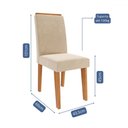 Ver imagem 2 de Cadeiras Kit 2 Cadeiras Tais Cinamomo/nude - Cimol