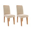 Ver imagem 1 de Cadeiras Kit 2 Cadeiras Tais Cinamomo/nude - Cimol