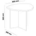 Ver imagem 3 de Mesa Lateral de Apoio Delta - Off White