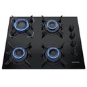 Ver imagem 1 de Cooktop Itatiaia Electra 4 Bocas com Mesa de Vidro Temperado e Acendimento Superautomático Preto