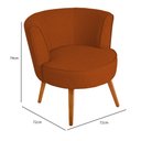 Ver imagem 3 de Kit 2 Poltronas Luna em Madeira de Eucalipto Movellu Home