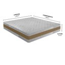 Ver imagem 3 de Colchão Viúva Sr Life Double Slim Ac Espuma D28 128x188x31cm Branco