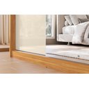 Ver imagem 5 de Guarda-roupa Casal Riva Cinamon Touch/off White 2 Portas Deslizantes 4 Gavetas com Espelho | Liberty