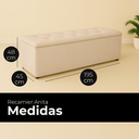 Ver imagem 1 de Recamier Bau Estofado Casal King Padrão Anita 195 Cm Veludo