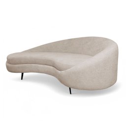 Sofá 3 Lugares 2,30m Living Orgânico Medelim - Élpis Móveis - Boucle Bege - 4