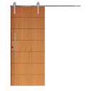 Ver imagem 2 de Porta Correr 2 Trilhos Soft Aparente Puxador Tubo 60cm 72x210cm Belíssima Rodam Abertura Direita Branco