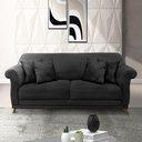 Ver imagem 6 de Sofa 2 Lugares Retro Polo 180cm com Almofada Veludo 2237 Ezz 2237