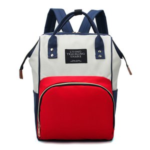 Mochila Maternidade Multifuncional Moderna e Térmica:Branco