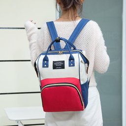 Mochila Maternidade Multifuncional Moderna e Térmica:Branco - 8
