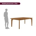 Ver imagem 4 de Mesa para Sala de Jantar 120 cm 100% MDF Canto Copo Dublin Marrom