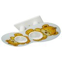 Ver imagem 1 de Luminária Plafon Urso Decoração Quarto de Bebê Infantil 2 Lâmpadas E27 Bivolt:branco/bivolt