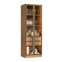 Ver imagem 6 de Cristaleira Armário 2 Portas Reflectas com LED 100% MDF Celeste