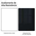 Ver imagem 5 de Armário Aéreo 100 Cm 1 Porta Basculante Branco/preto Lux Madesa