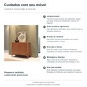Ver imagem 3 de Buffet Arco 103 cm Porta Lisa Incolar Cedro