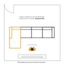 Ver imagem 6 de Sofá 5 Lugares Corino 92cm X 284cm Ricco