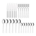 Ver imagem 2 de Jogo de Talheres 24 Peças Tramontina Malibu 23798046 Inox Inox 23798046