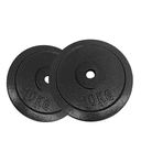 Ver imagem 1 de Fit Kit 2 Anilha De Ferro Para Academia  - 10 KG