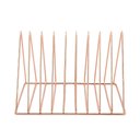 Ver imagem 2 de Porta-livros Le Aramado Metal Triângulo com 5 Divisórias Rosé Gold