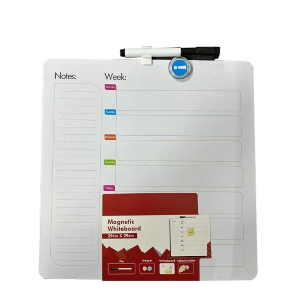Quadro Planner Lousa Planejamento Semanal Tarefas Recados Lista de Compras Aviso com Caneta - 2