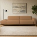 Ver imagem 1 de Sofá Living Unne 3 Lugares 210cm Terminal Direito Bouclé Terracota - Nexta Casa