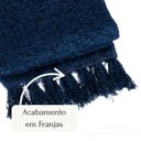 Ver imagem 3 de Manta para Sofá Peseira em Chenile 1.80x1.20m - Azul Marinho