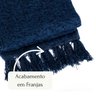 Manta para Sofá Peseira em Chenile 1.80x1.20m - Azul Marinho - 3