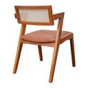 Ver imagem 6 de Kit 6 Cadeiras Verona Madeira Maciça com Rattan Fibra Natural Espresso Móveis