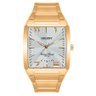 Relógio Orient Masculino Ref: Ggss1007 S2kx Retangular Dourado - 1