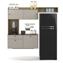 Ver imagem 2 de Cozinha Compacta com Balcão 4 Portas e 1 Gaveta Lara Damasco Branco