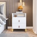 Ver imagem 1 de Mesa de Cabeceira com 1 Nicho e 2 Gavetas Domus Yescasa