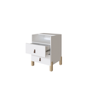 Ver imagem 6 de Mesa de Cabeceira com 1 Nicho e 2 Gavetas Domus Yescasa Branco